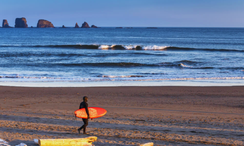 Ocean Shores washington surfing